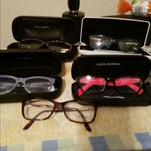 Dolce and gabana, Versace designer frames